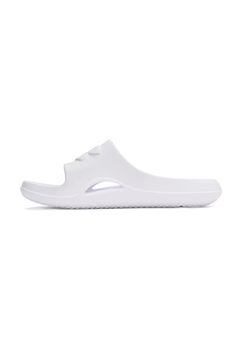 Under Armour Papuci cu logo Locker V - Alb optic