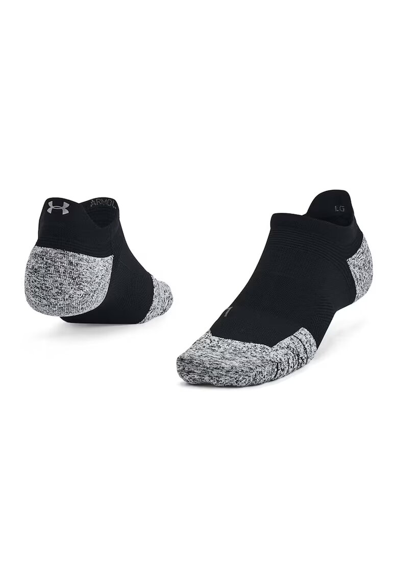 Under Armour Sosete cu amortizare pentru alergare ArmourDry™ - Negru/Gri