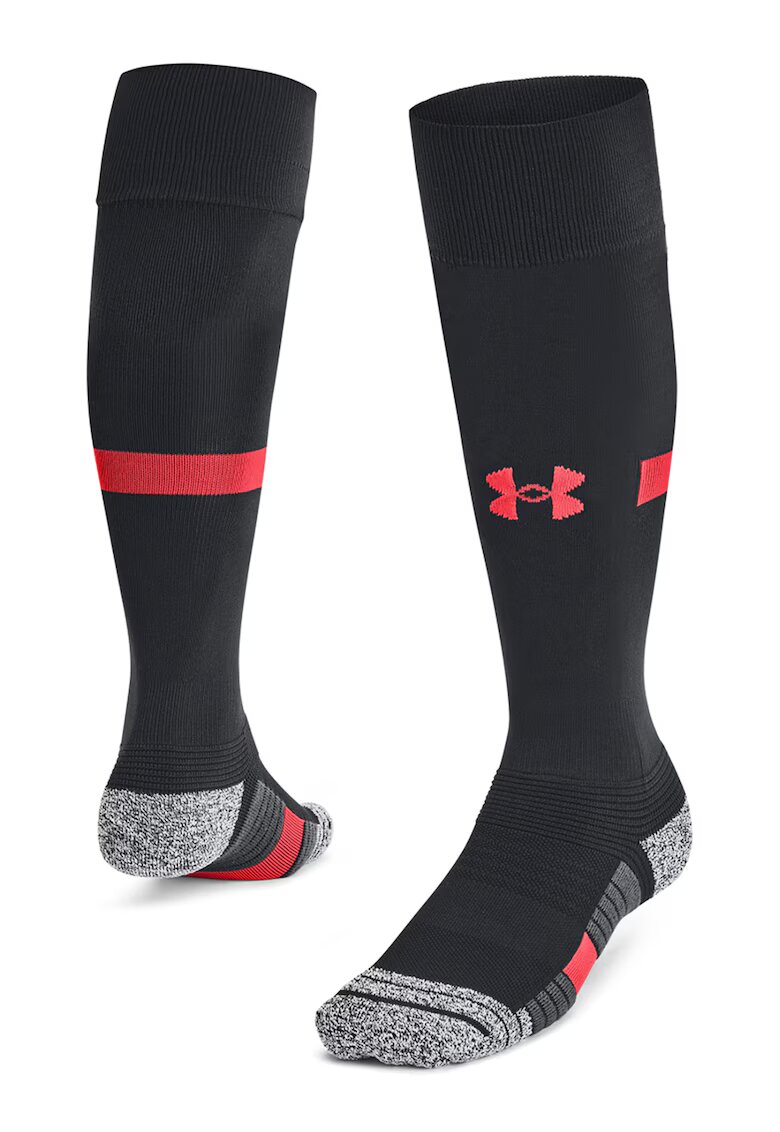 Under Armour Sosete pentru fotbal Megnetico - Negru/Gri/Coral
