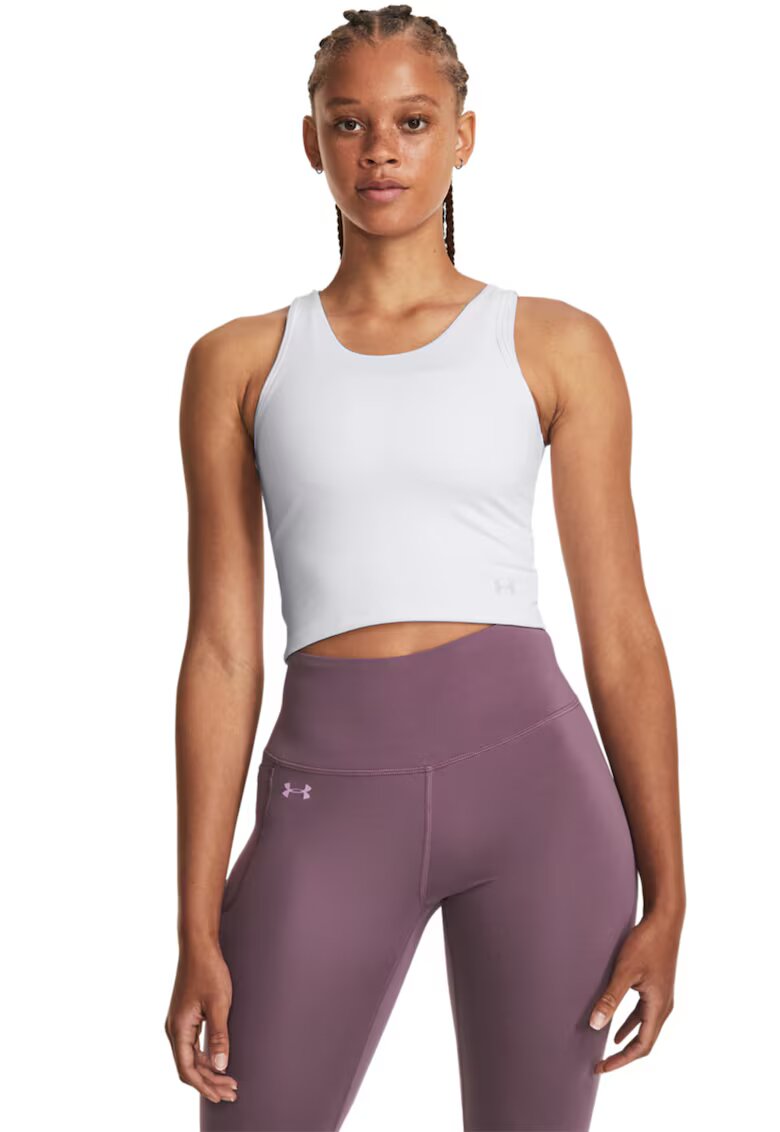 Under Armour Top crop pentru antrenament Motion - Violet prafuit