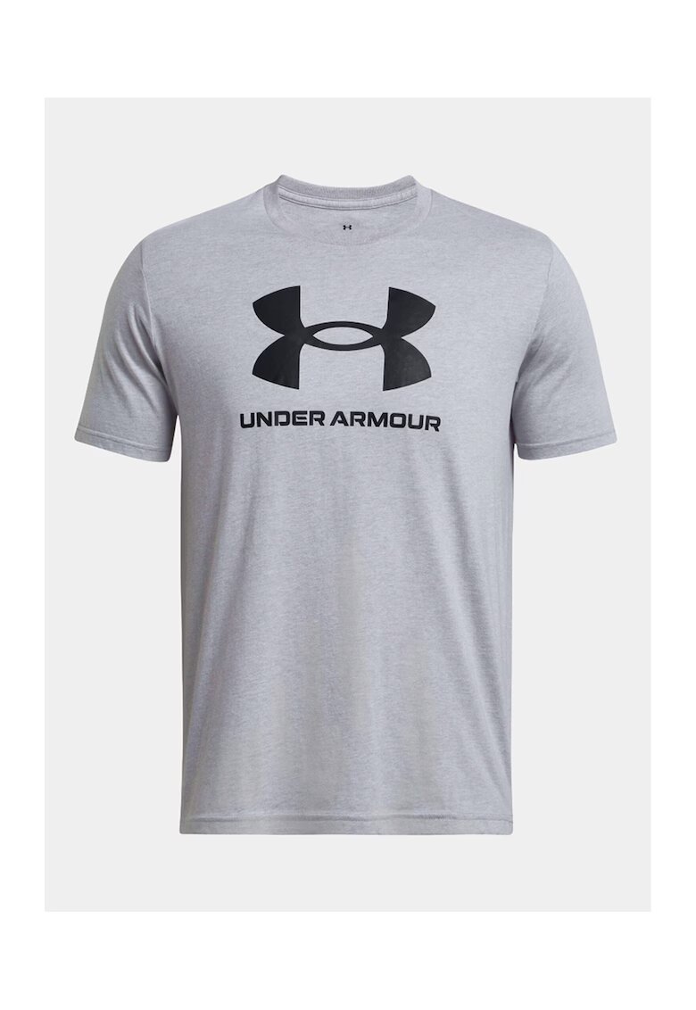 Under Armour Tricou lejer cu imprimeu logo - Gri