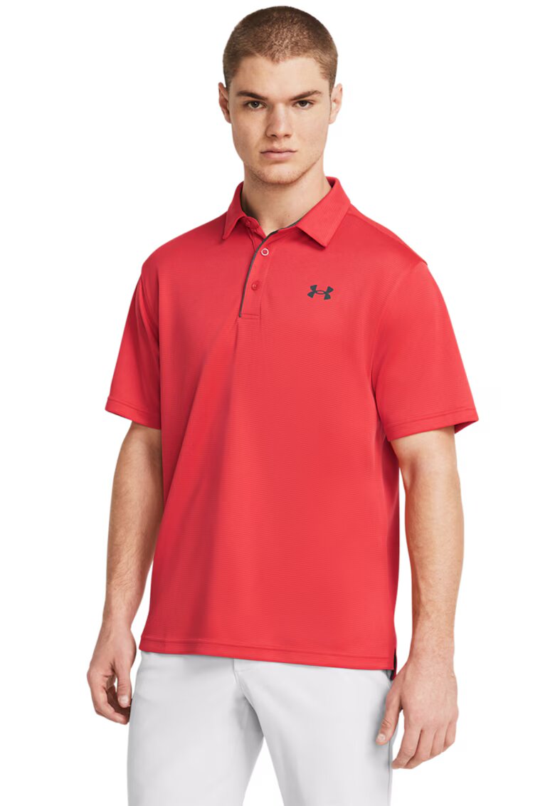Under Armour Tricou polo pentru golf Tech™ - Coral