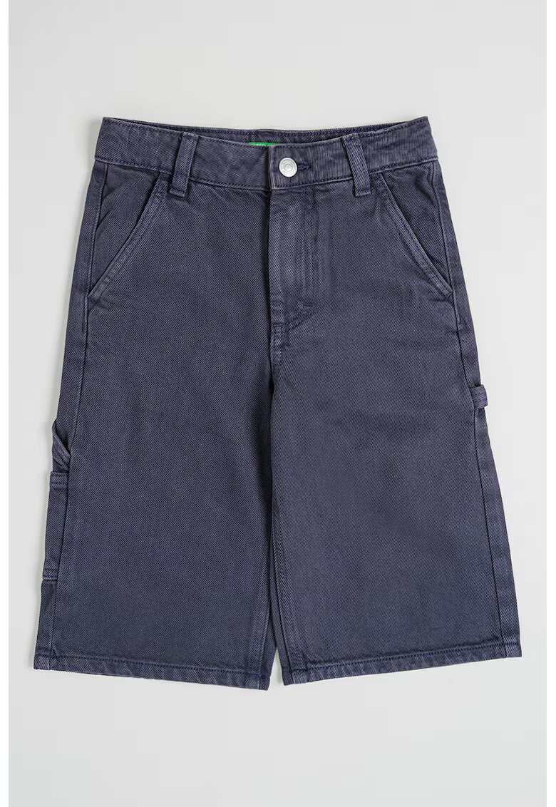 United Colors of Benetton Bermude din denim cu buzunare - Gri