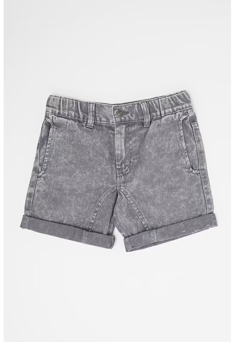 United Colors of Benetton Blugi scurti cu talie elastica - Gri