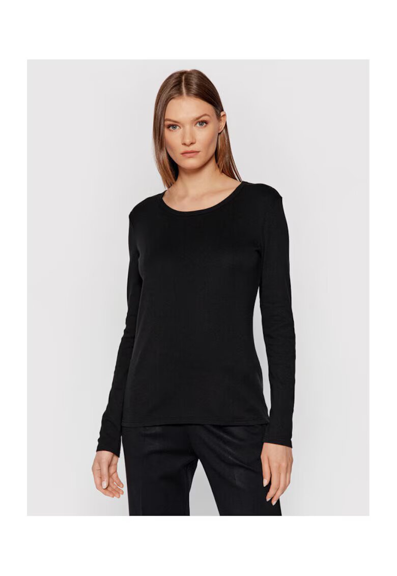 United Colors of Benetton Bluza dama - 208878944 - Bumbac - Negru - Negru