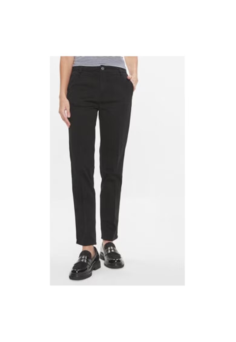 United Colors of Benetton Pantaloni dama - 303814045 - Bumbac - Negru - Negru