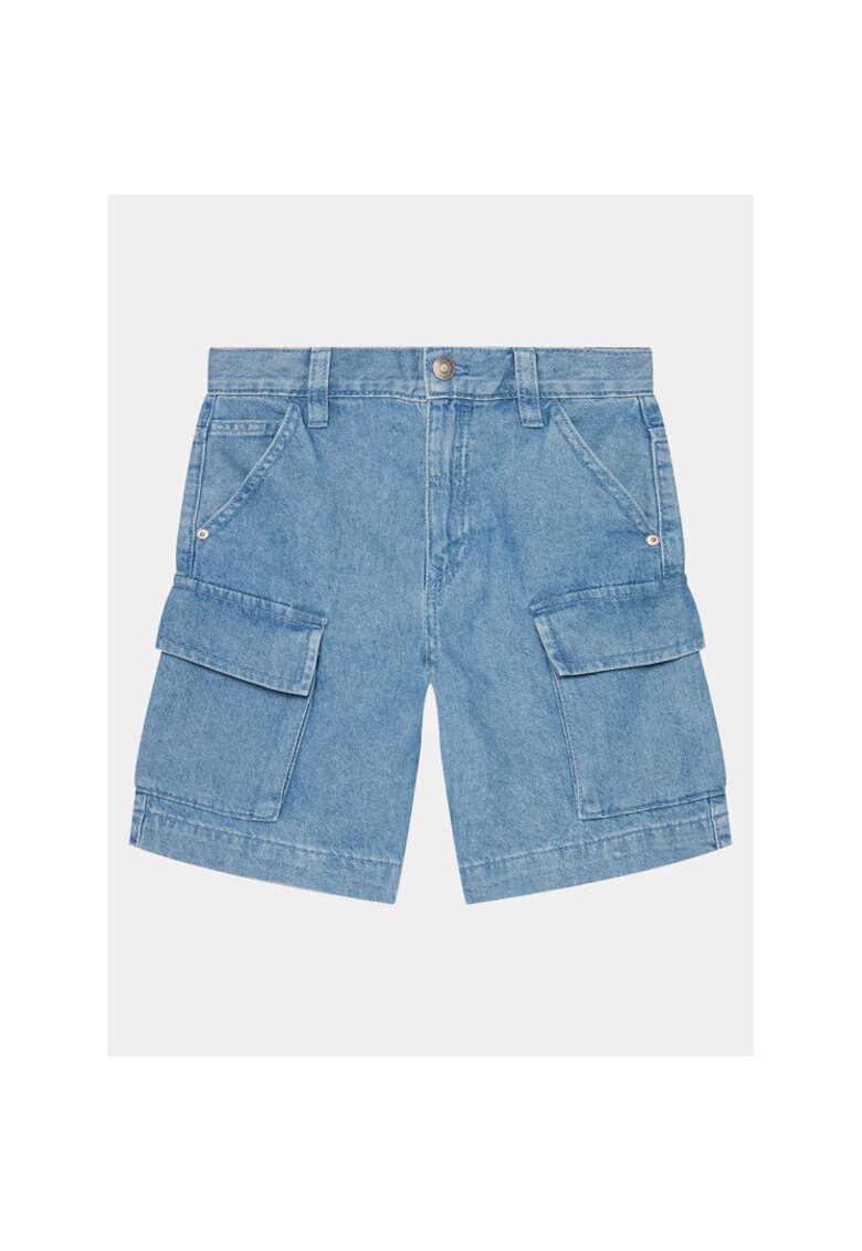 United Colors of Benetton Pantaloni scurti baieti - 303820190 - Bumbac - Albastru - Albastru