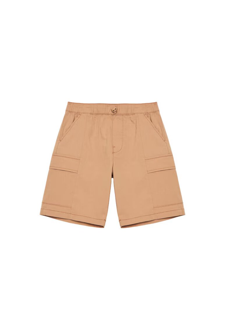 United Colors of Benetton Pantaloni scurti baieti 4L2VC9046 - Bumbac - Bej - Bej