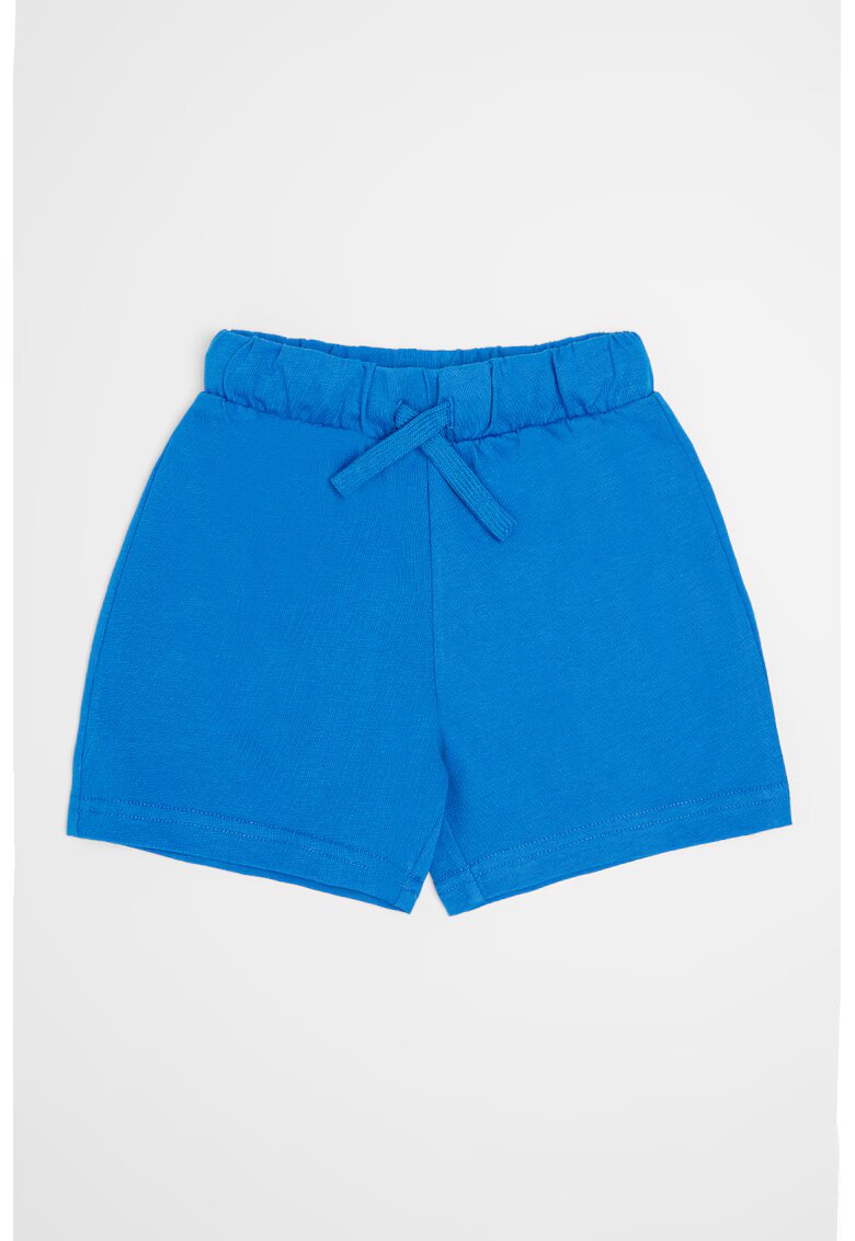 United Colors of Benetton Pantaloni scurti din bumbac cu talie ajustabila - Albastru royal