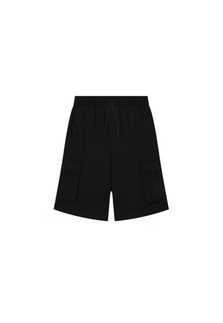 United Colors of Benetton Pantaloni scurti sport baieti 39DJC902N - Bumbac organic - Negru - Negru