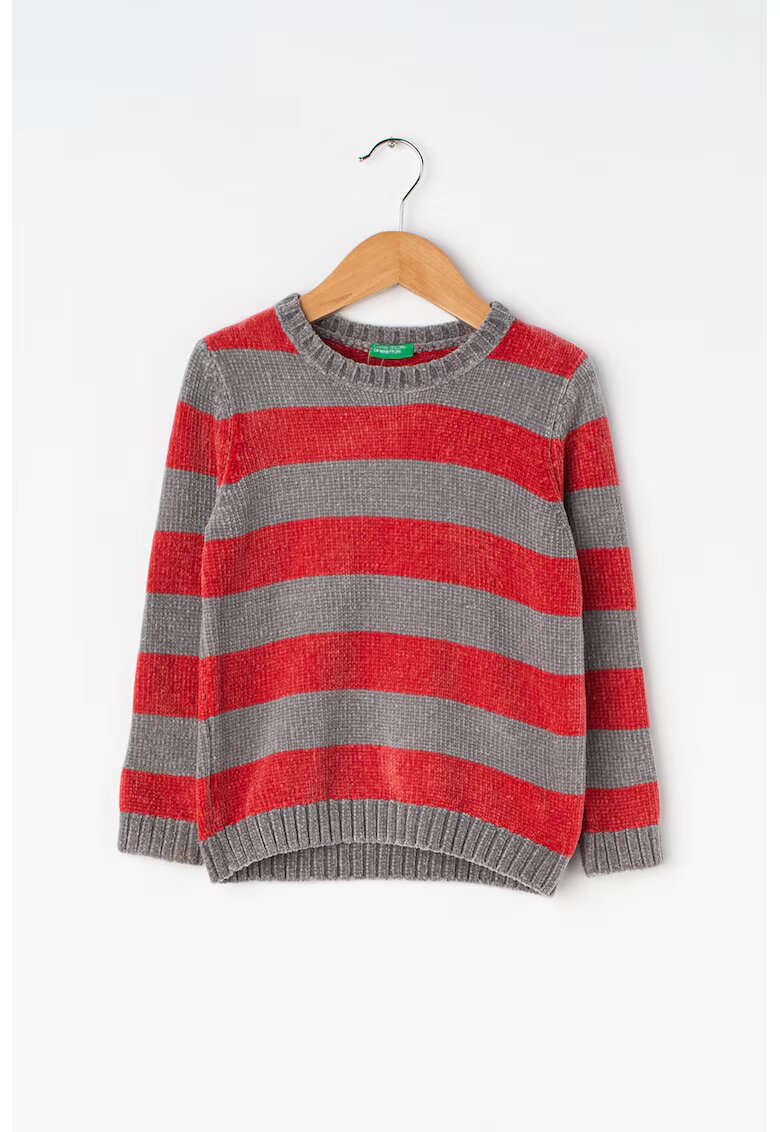 United Colors of Benetton Pulover tricotat cu model in dungi