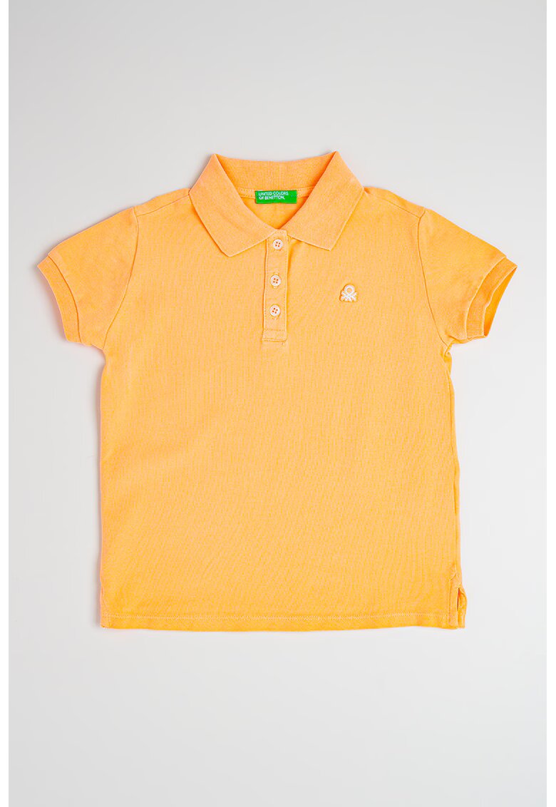 United Colors of Benetton Tricou polo din material pique - Piersica