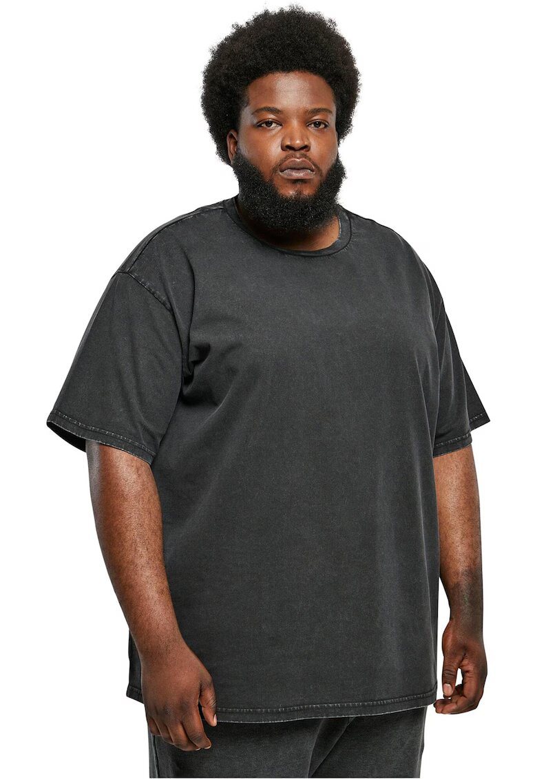 Urban Classics Tricou lejer din bumbac - Negru stins