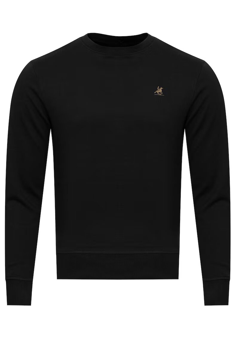 US GRAND POLO EQUIPMENT  APPAREL Hanorac barbat - bumbac - poliester - Negru