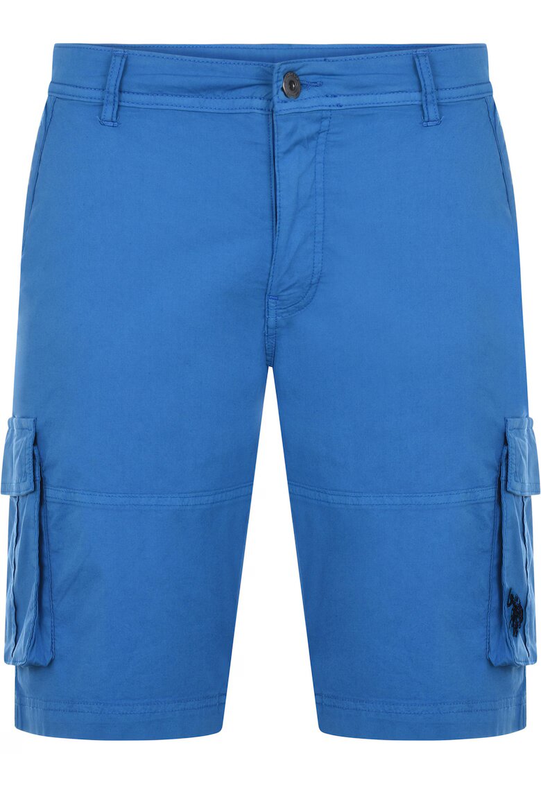 US Polo ASSN Pantaloni scurti barbati bumbac/elastan - albastru