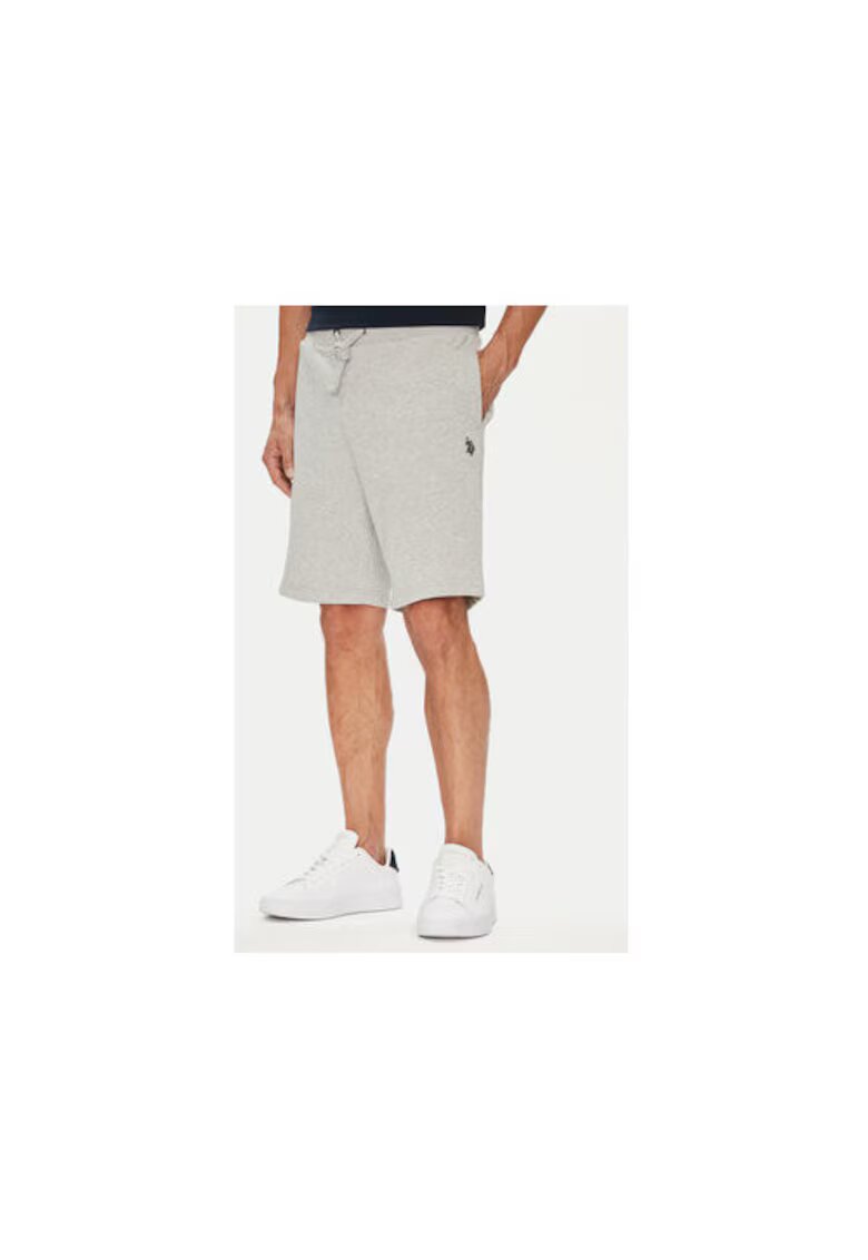 US Polo ASSN Pantaloni sport barbati - bumbac - gri