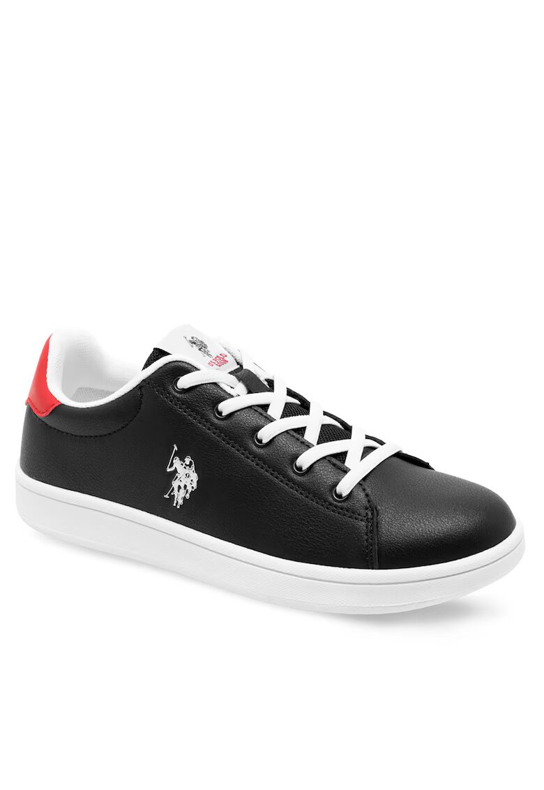 US Polo ASSN Pantofi copii - tenisi - negru - piele ecologica