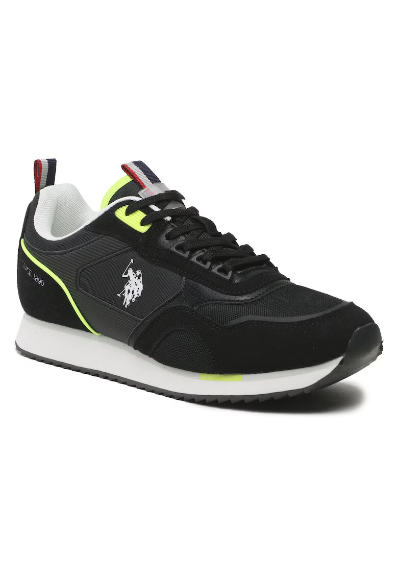 US Polo ASSN Pantofi sport barbati - 302823697 - Textil - Negru - Negru