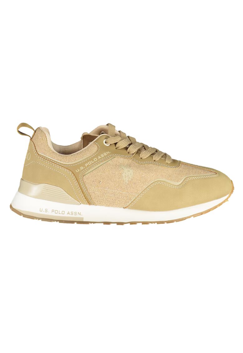 US Polo ASSN Sneakers barbati - U.S. POLO BEST PRICE - 50% Poliester - 50% Poliuretan - Bej - 24938 - Bej