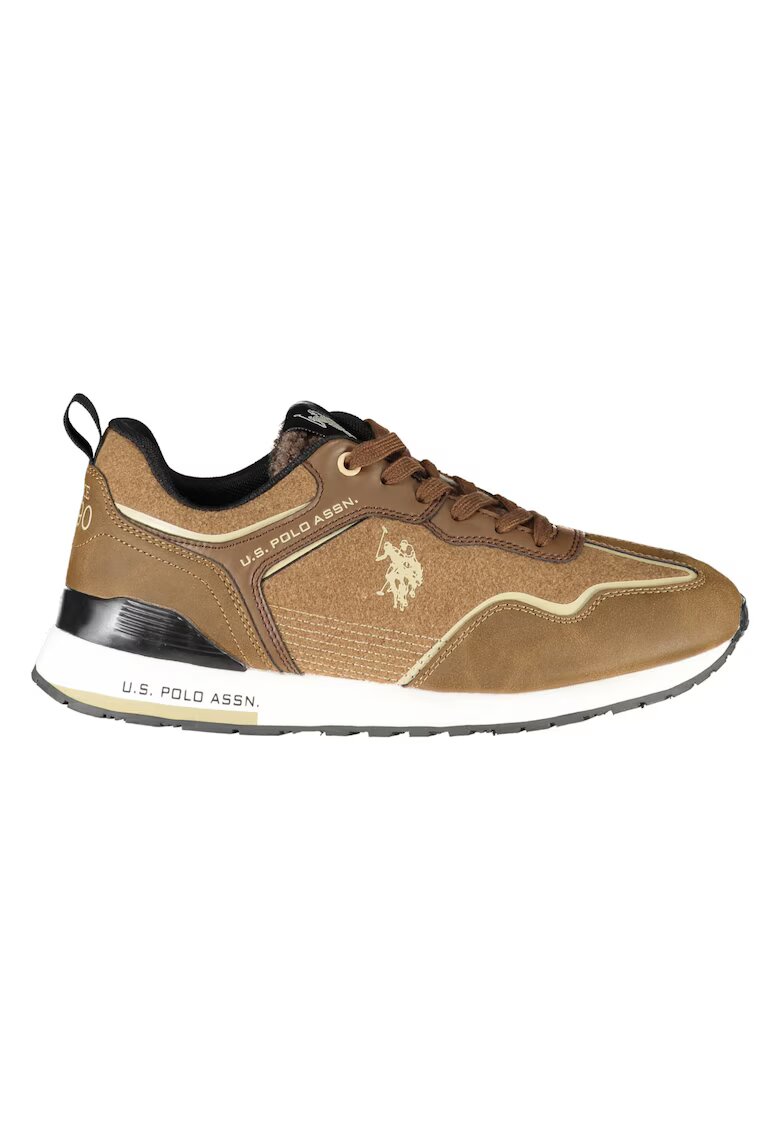 US Polo ASSN Sneakers barbati - U.S. POLO BEST PRICE - 50% Poliester - 50% Poliuretan - Maro - 23735 - Maro