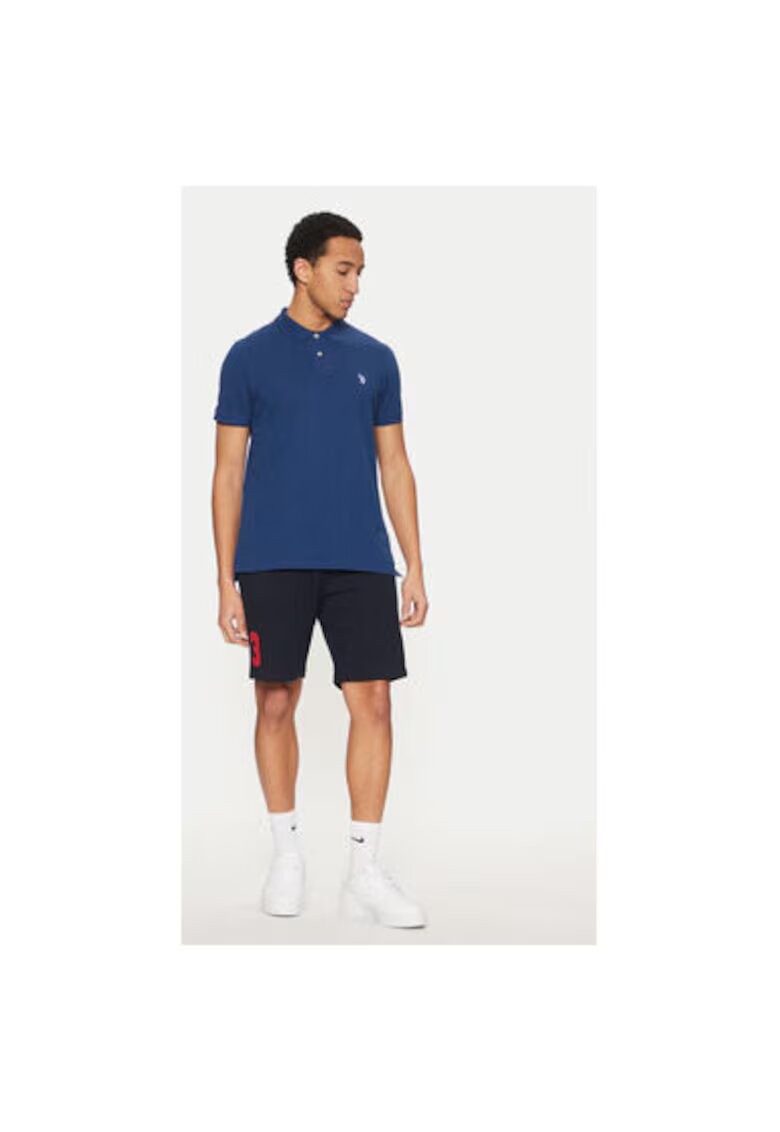 US Polo ASSN Tricou barbati - 305230089 - Bumbac - Albastru - Albastru