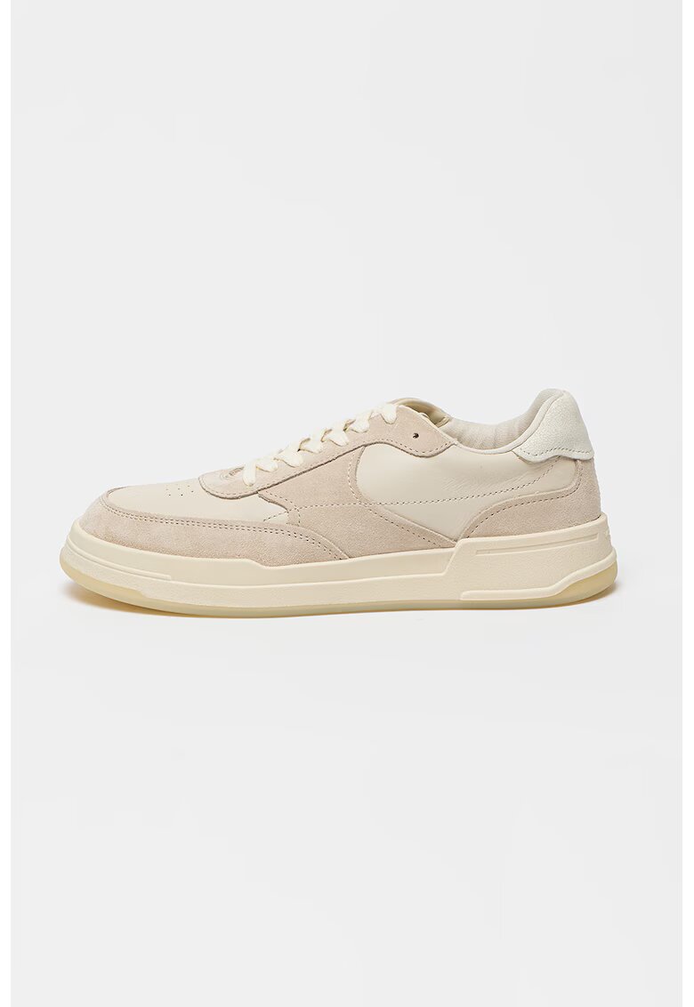 Vagabond Shoemakers Pantofi sport din piele cu insertii din piele intoarsa Selena - Gri deschis