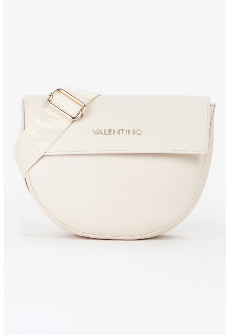 Valentino Bags Geanta crossbody cu bareta detasabila din material textil Bigs - Alb fildes
