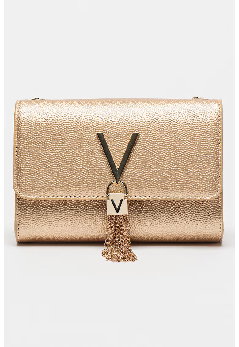 Valentino Bags Geanta crossbody cu bareta din lant Divina - Auriu