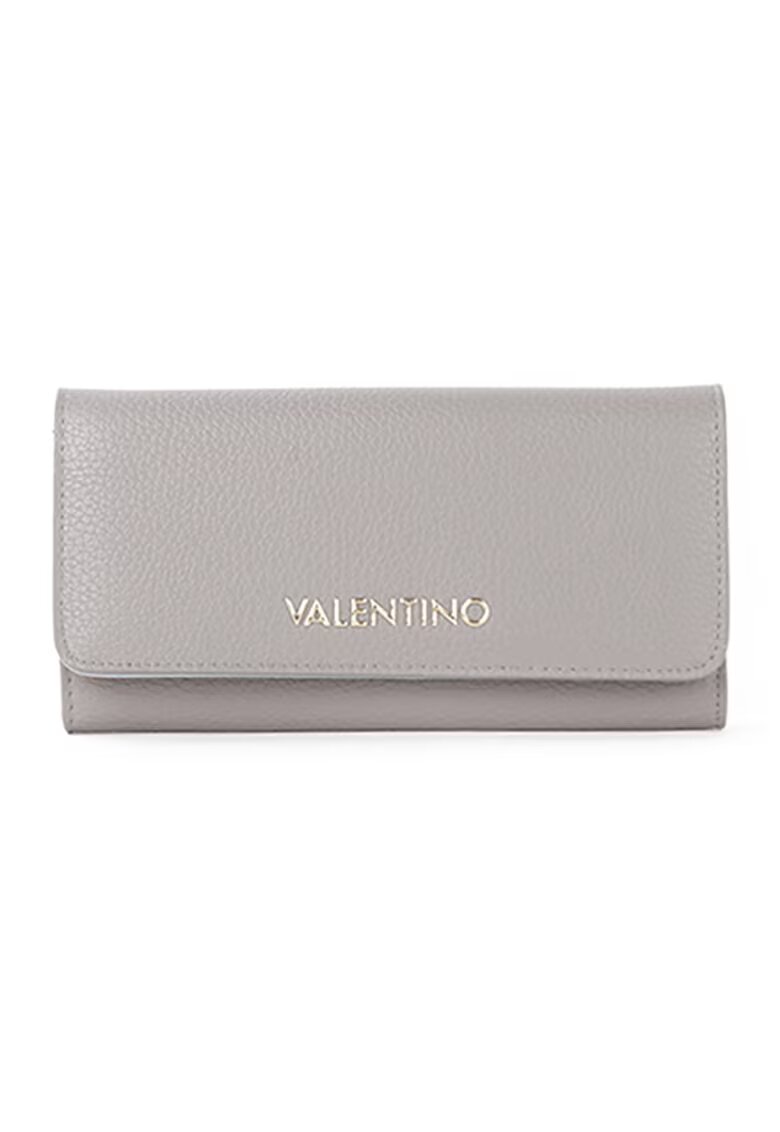 Valentino Bags Portofel din piele ecologica cu clapa Alexia - Gri