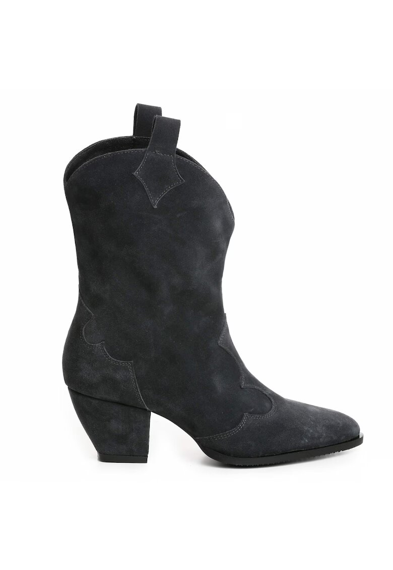 Vanilla Ciocate Novia piele intoarsa gri inchis