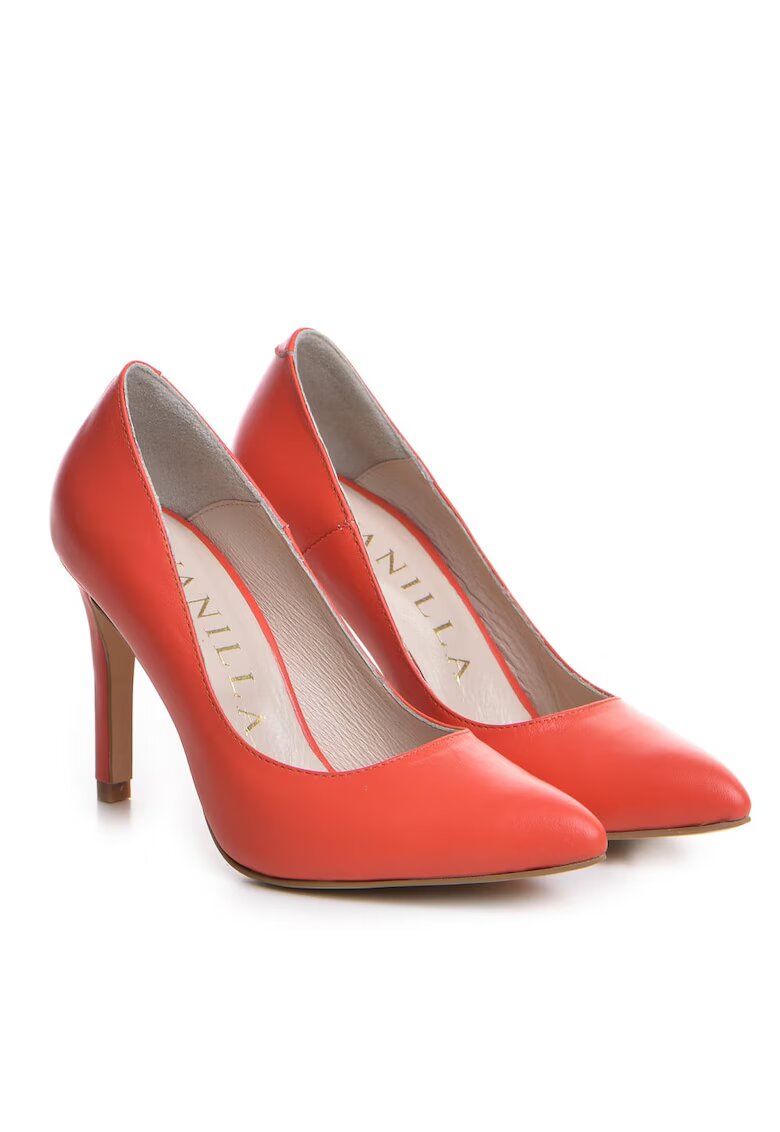 Vanilla Pantofi Stiletto cu toc Corina Piele naturala - corai