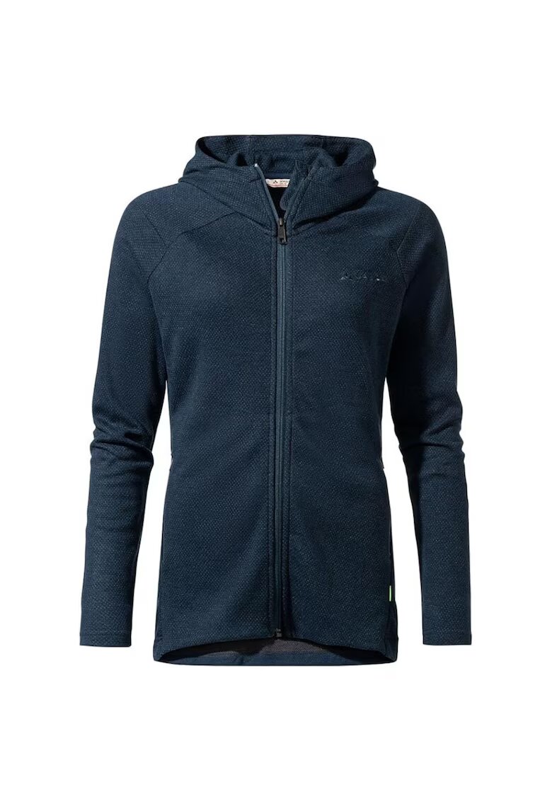 Vaude Hanorac sport Redmont - poliester - cu guler ridicat si fermoar - bleumarin -