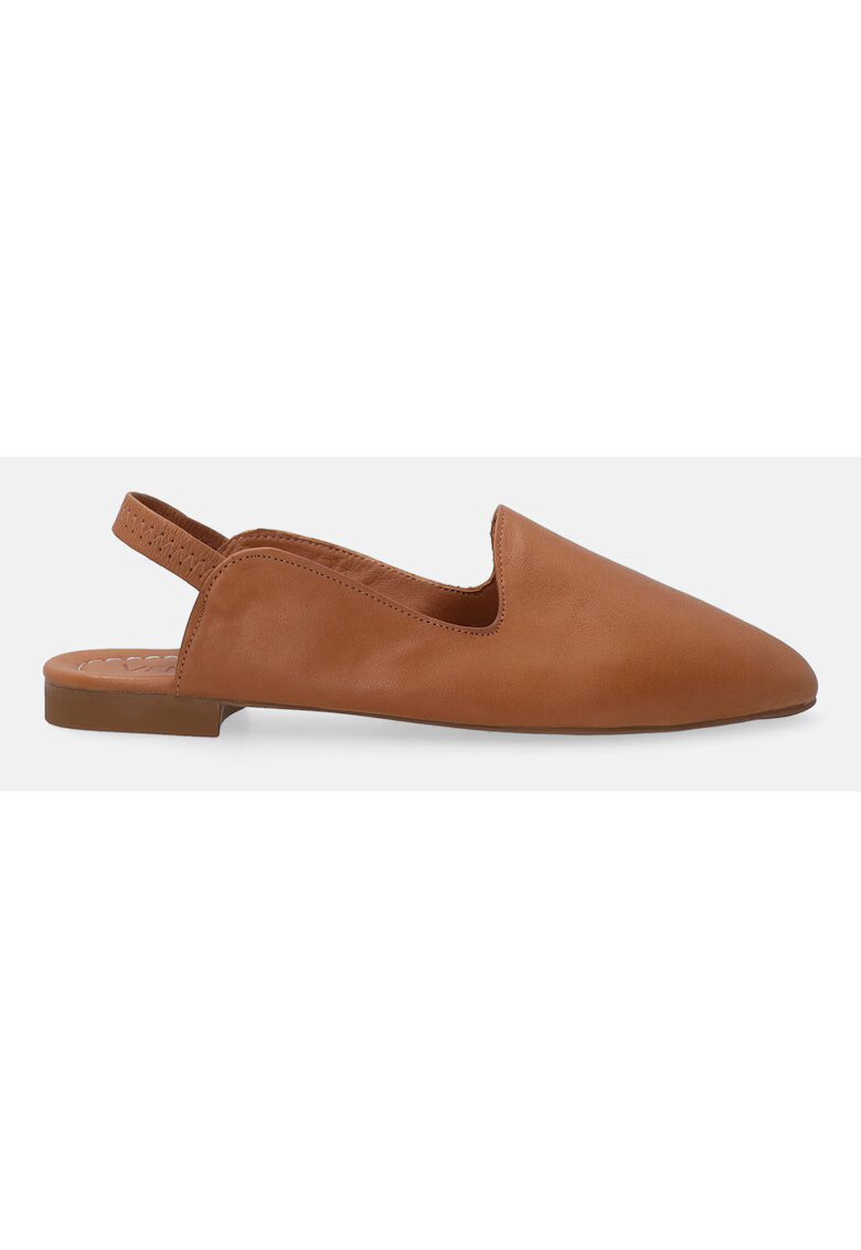 Venezia Balerini din piele cu bareta slingback