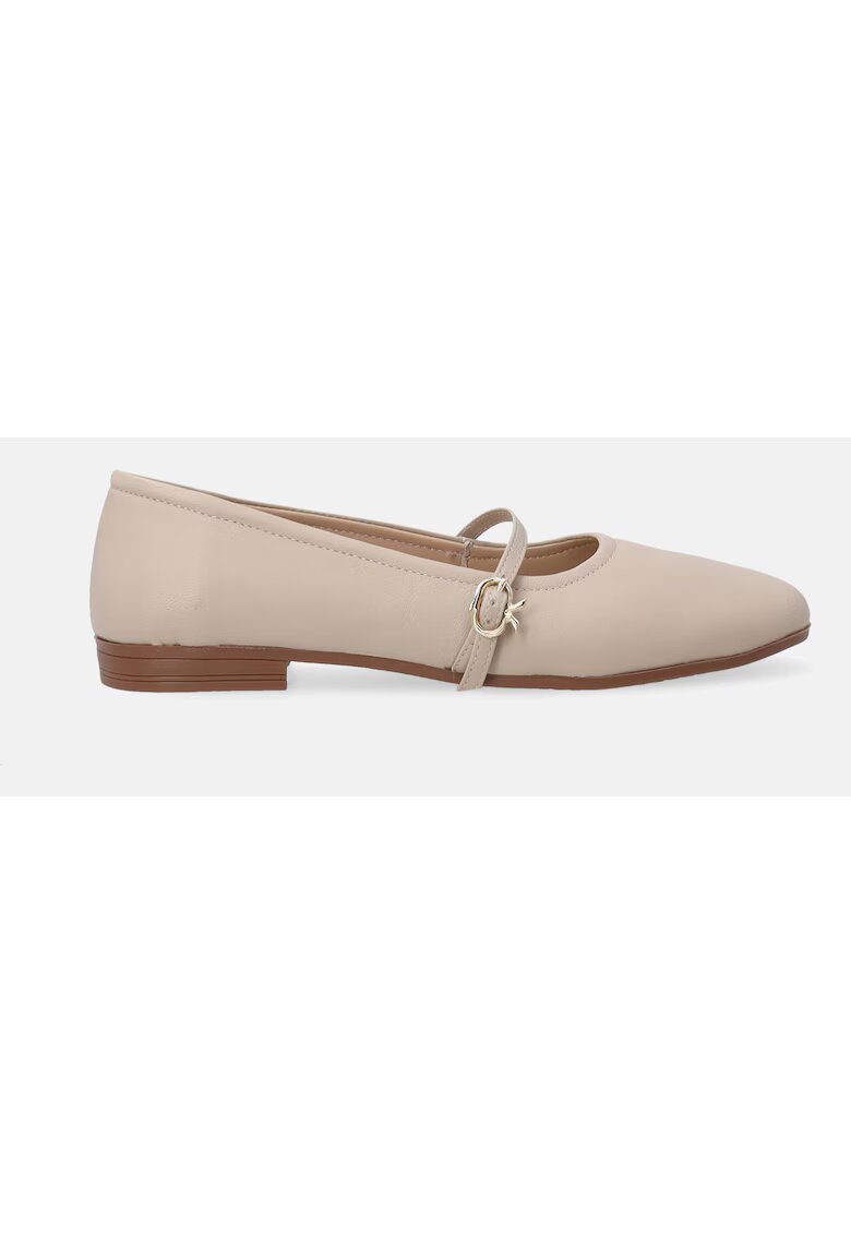 Venezia Balerini uni cu varf rotund din piele
