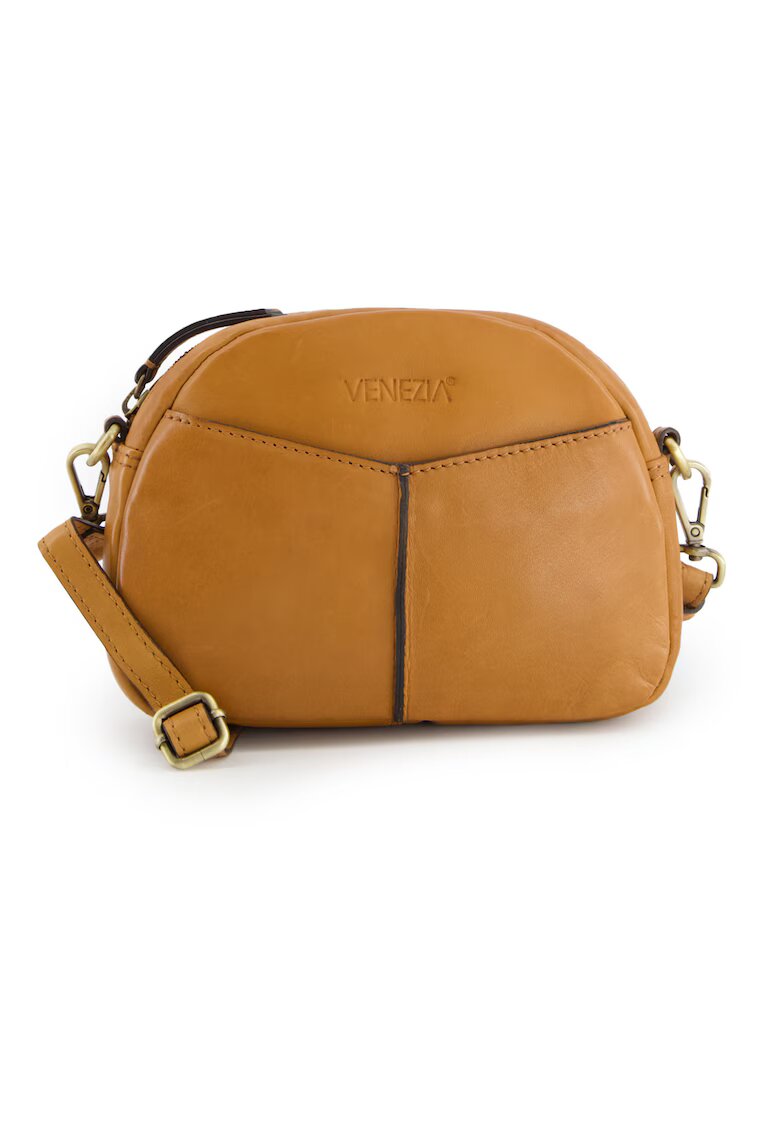 Venezia Geanta crossbody din piele cu buzunare multiple