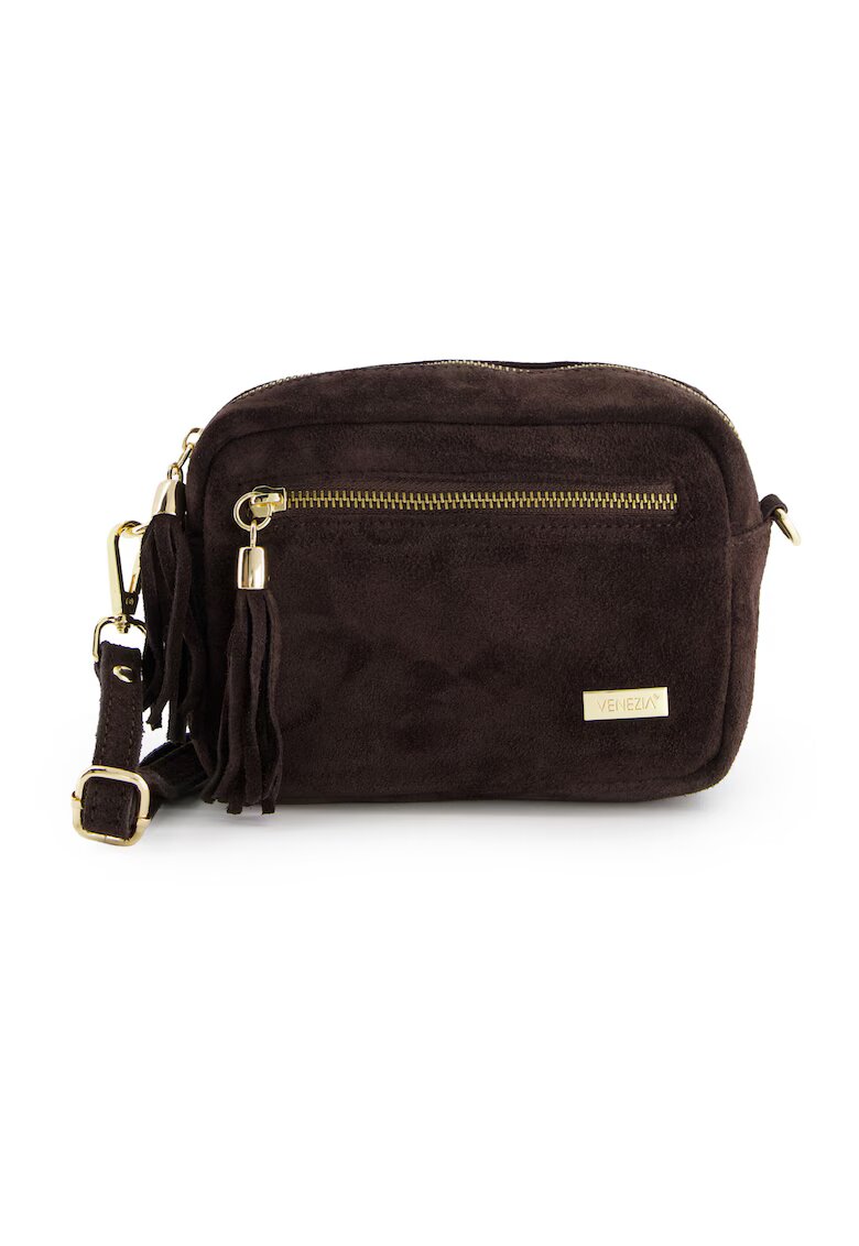 Venezia Geanta crossbody din piele intoarsa
