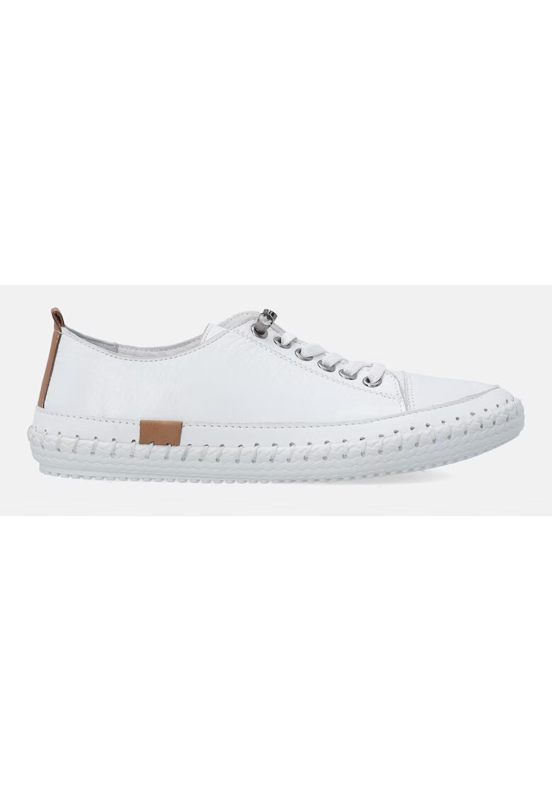 Venezia Pantofi din piele cu cusaturi decorative