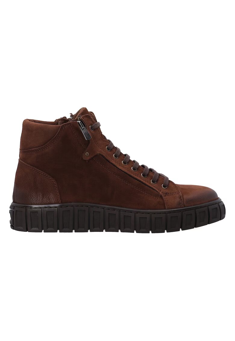 Venezia Pantofi sport cu profil inalt din piele nabuc