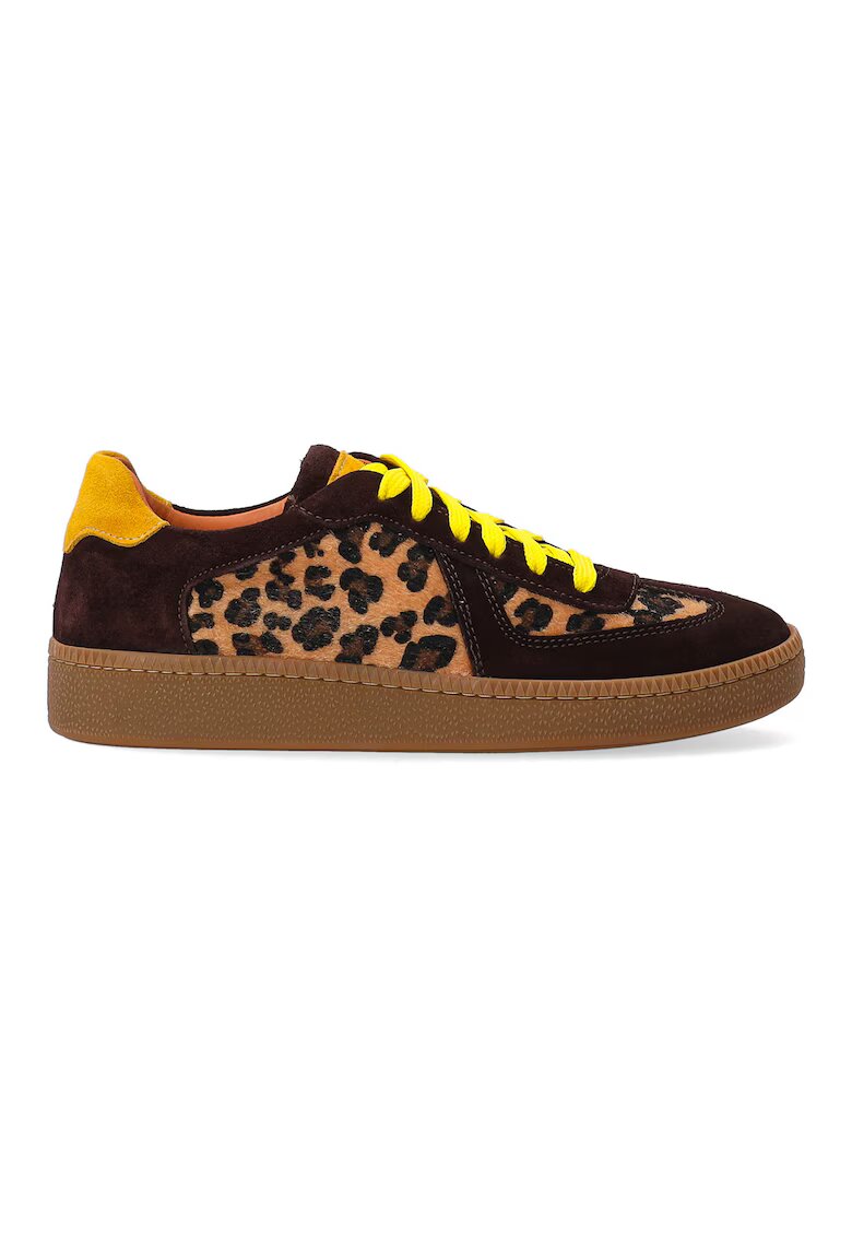 Venezia Pantofi sport din piele intoarsa cu animal print