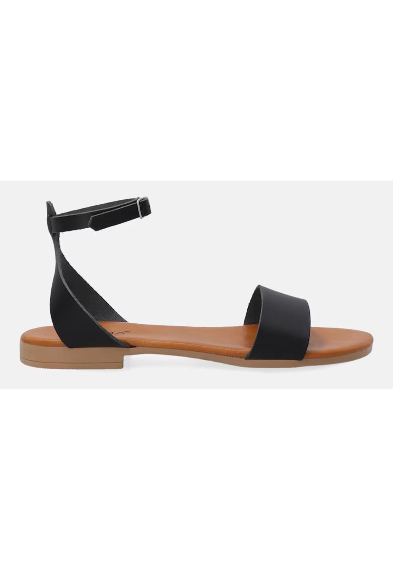 Venezia Sandale de piele uni cu bareta pe glezna