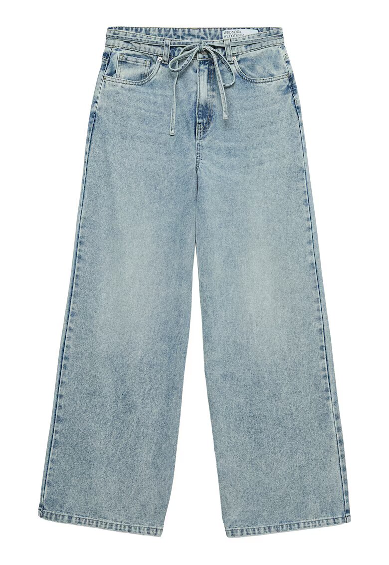 Vero Moda Blugi dama - albastru - bumbac/poliester/bumbac reciclat