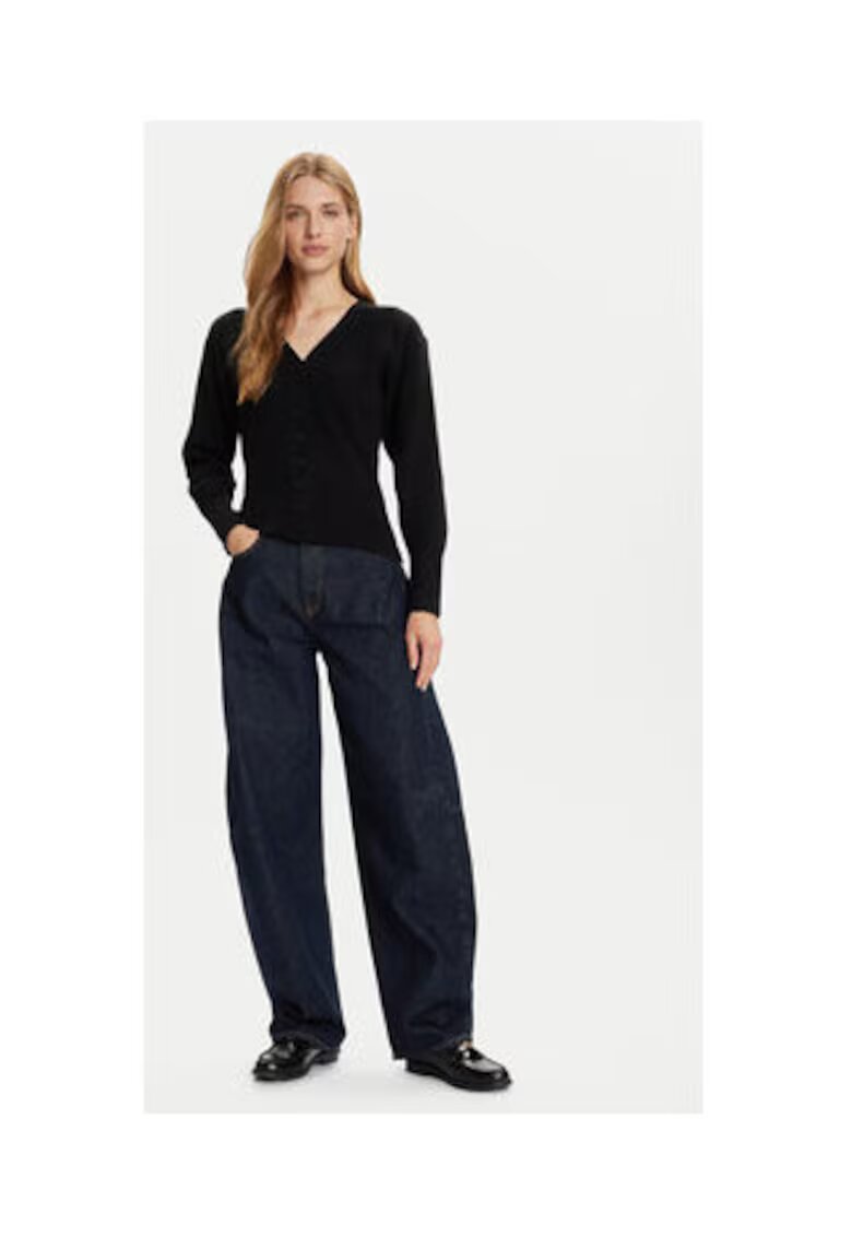 Vero Moda Cardigan dama - Negru - viscoza -