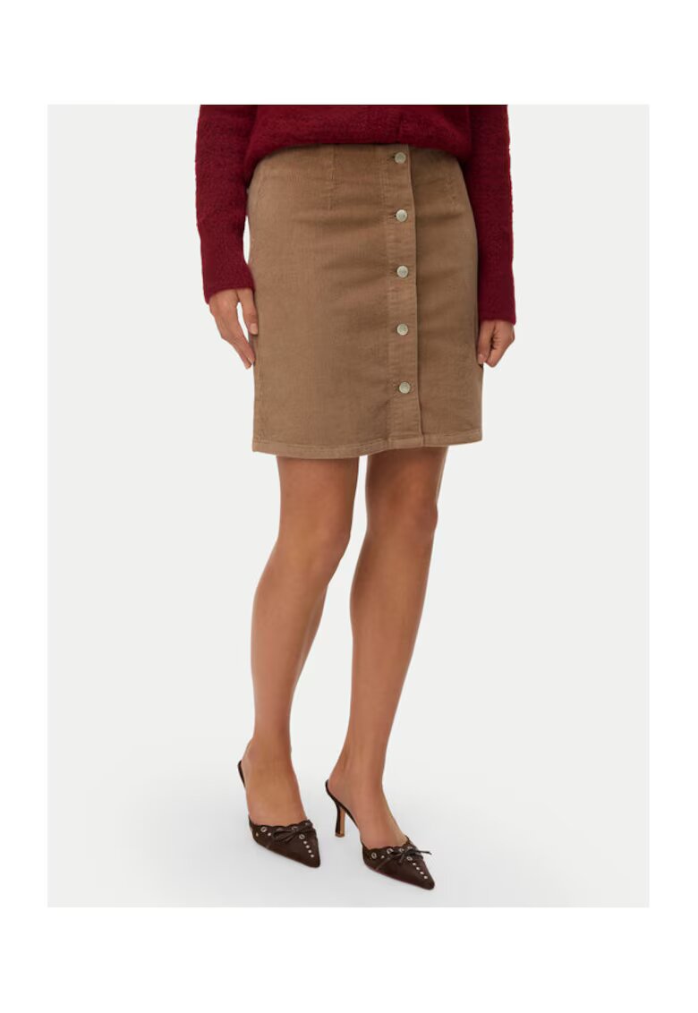 Vero Moda Fusta mini dama maro - fabrica usoara