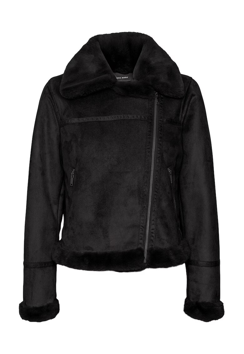 Vero Moda Geaca de dama - neagra - 100% poliester -