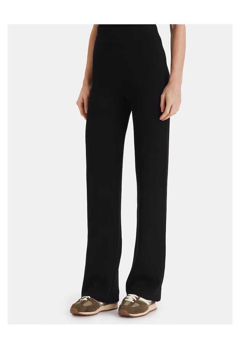 Vero Moda Pantaloni pentru dama tricot - negru