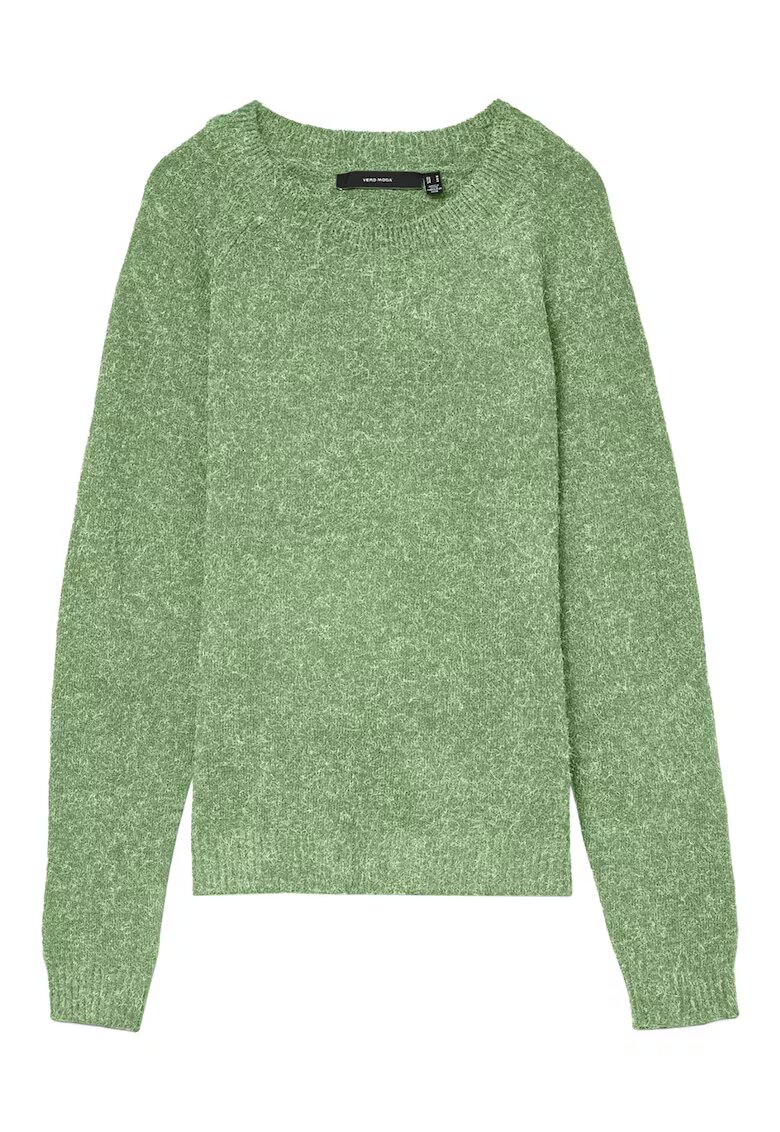 Vero Moda Pulover dama - verde - 52% poliester reciclat - 42% poliester