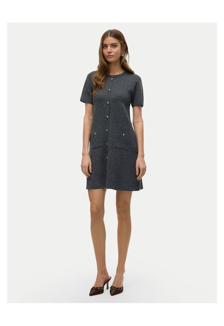 Vero Moda Rochie tricotata de dama gri
