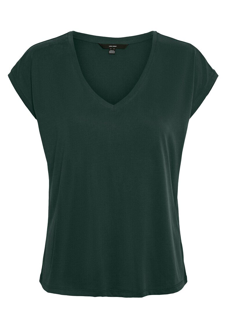 Vero Moda Tricou dama - Verde inchis