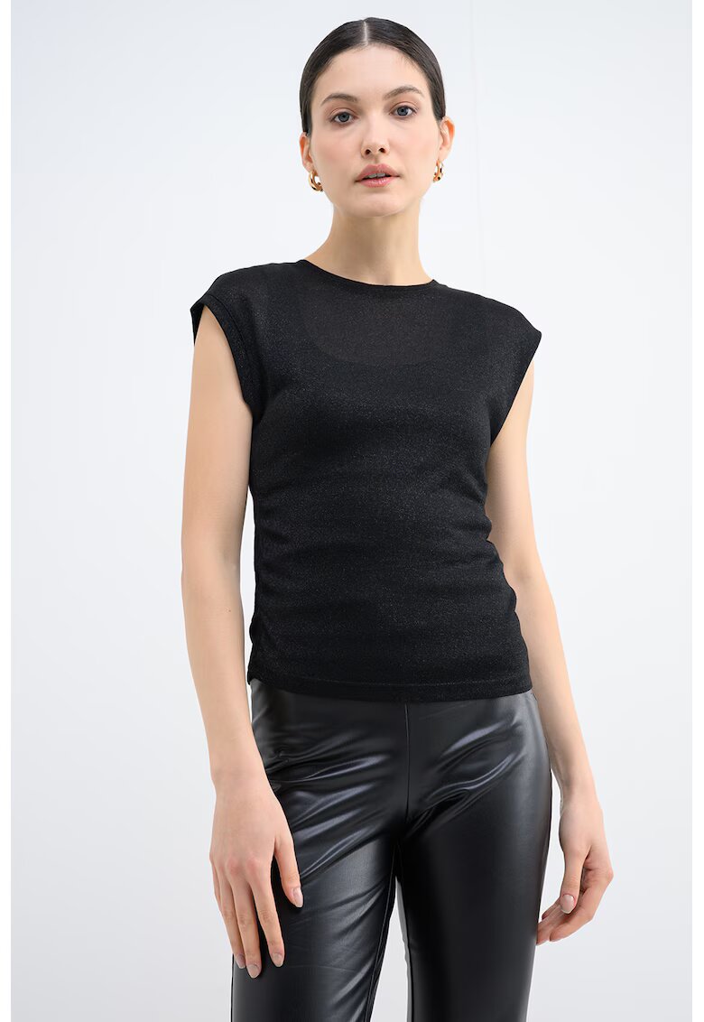 Vero Moda Tricou uni Sarah - Negru