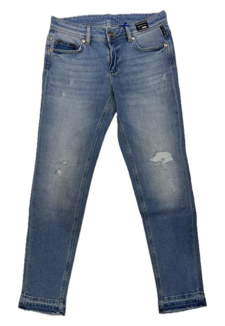 Versace Jeans Blugi cu aspect decolarat -